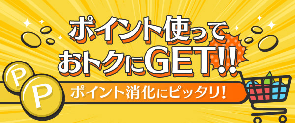 ポイント使っておトクにGET！